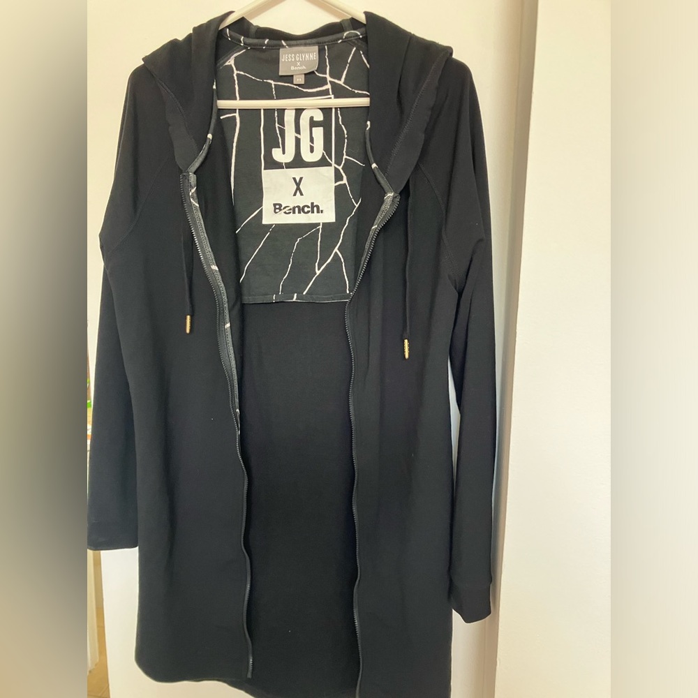 Bench zip up hoodie dress xs